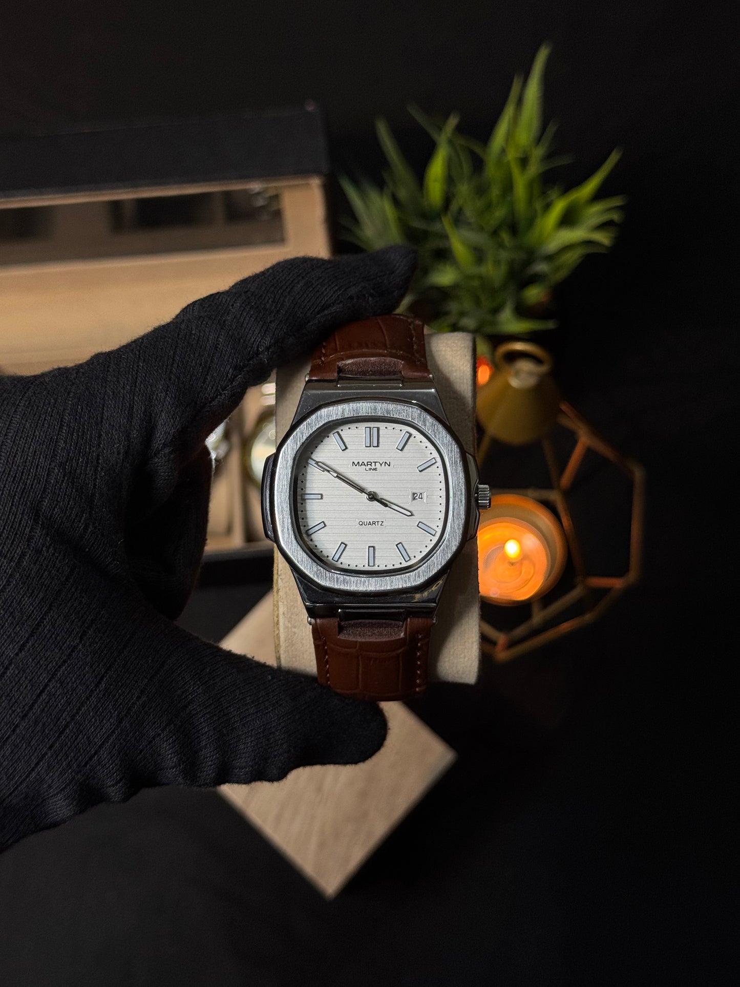 Premium MARTYN Master Lock Edition - Metal Body - High Grade Leather straps