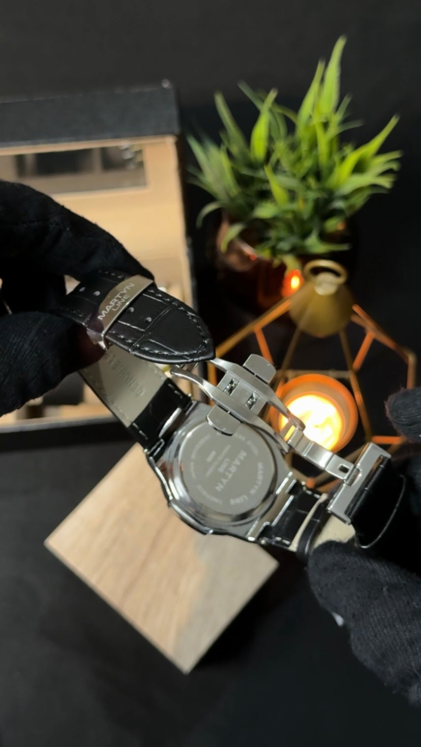 Premium MARTYN Master Lock Edition - Metal Body - High Grade Leather straps