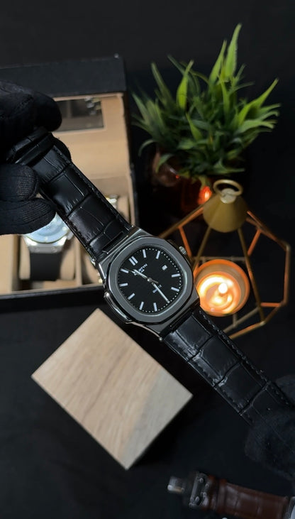 Premium MARTYN Master Lock Edition - Metal Body - High Grade Leather straps