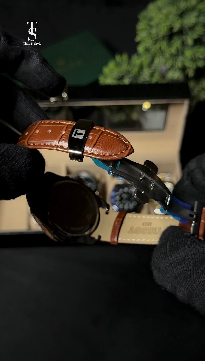 Tissot 1853 Brown Leather Strap (Chronographs)