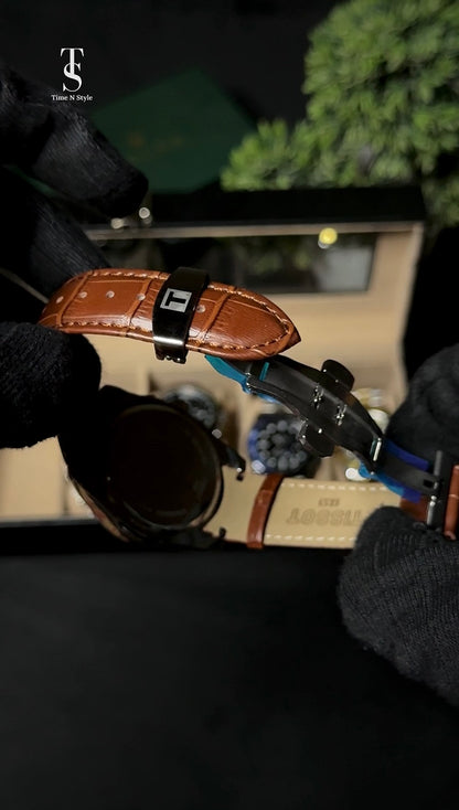 Tissot 1853 Brown Leather Strap (Chronographs)